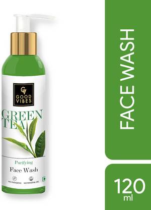 GOOD VIBES Green Tea  Face Wash
