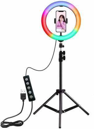 VEKIN 12 inch MJ26b RGB LED Ring Light with multi Color Mode Dimmable Lighting Kit with Stand for Camera Photo Studio LED Lighting Portrait YouTube Video Shooting Ring Flash
