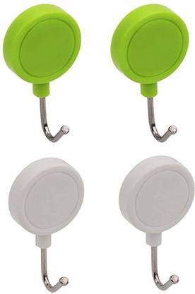 catson Magnetic Hooks for Strong Hanging Home Kitchen Fridge Hanger (4pc Multicolour) Hook 4