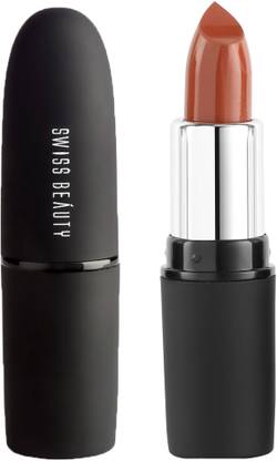 SWISS BEAUTY Pure Matte Lipstick (3 g) (Caramel - 214)
