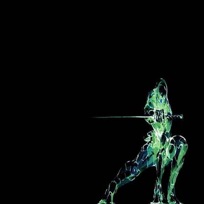SKY DOT video games grey fox metal gear solid black background Mousepad