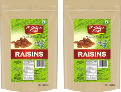 D NATURE FRESH Brown raisin Raisins