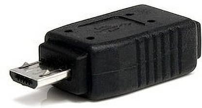 StarTech Black Micro USB to Mini USB 2.0 Adapter M/F Phone Converter