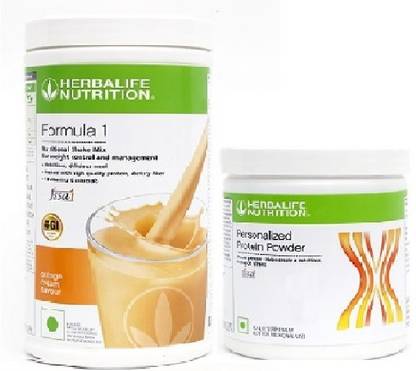 HERBALIFE Weight Loss Combo Pack Formula 1 Orange + personalized protein powder Plant-Based Protein