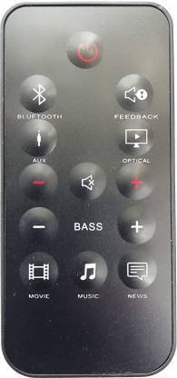 Cezo SB150 Soundbar Sound bar w/ CR2025 Remote Control SB150 Soundbar Cinema Remote Control Compatible for Sound Bar  Remote Controller (Black) JBL Remote Controller