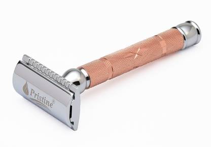 PRISTINE safety razor for men PS - 515 CROME-COPPER PLATING (close comb ), Men & Women