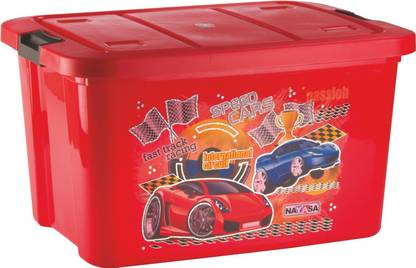 NAYASA Toy Box 50 L (RED) Storage Box