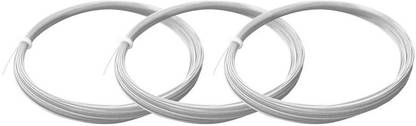 Transform String TS Star, White (Pack Of 3) 0.68 Badminton String - 10.5 m