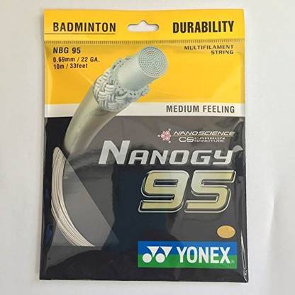 YONEX Nanogy 95 Badminton Strings 0.69 Badminton String - 10 m