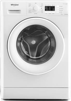 For 26490/-(32% Off) Whirlpool 7 kg Fully Automatic Front Load Washing Machine with In-built Heater White at Flipkart
