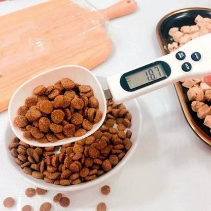 Wengvo Adjustable Digital Spoon Scale Electronic Measuring Kitchen Spoon with large LCD Display 1g to 500g Weighing Scale