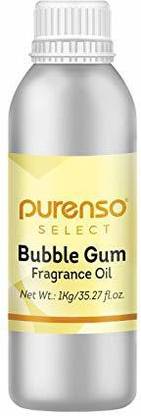 PURENSO Fragrance Oil - Bubble Gum, 1kg for Soap Making, Diffusers, Lotions, Slime, DIY