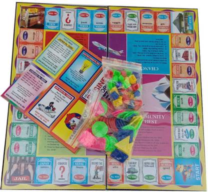SRD TRADERS Business King board games for family Money & Assets Board Game