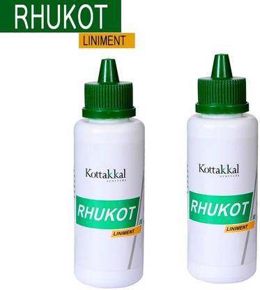 Kottakkal RHUKOT LINIMENT 100ML X2 ARYA VAIDHYASHALA | BEST FOR Arthritis and Joint pain Liquid