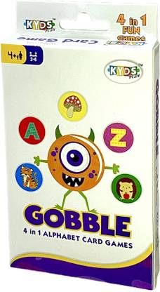 किड्स प्ले Gobble – 4 in 1 Alphabet Card Game