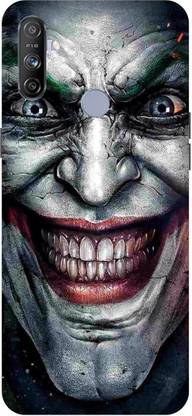 UMPRINT Back Cover for Realme Narzo 20A/RMX2405 Joker Batman Art Printed Back Cover
