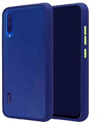 Wideals Back Cover for Redmi Mi A3 Shockproof Bumper Corners Matte Smoke Case