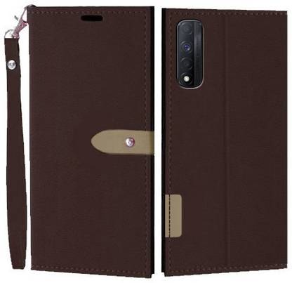 Krofty Flip Cover for Realme Narzo 30