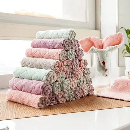 UNCOMMON Laptop/Computer Microfibre Cleaning Clothes, Highly Absorbent, Very Soft, Multi-Purpose, Pack of 4 (Reusable, 27*16 cms) for Computers, Laptops, Mobiles