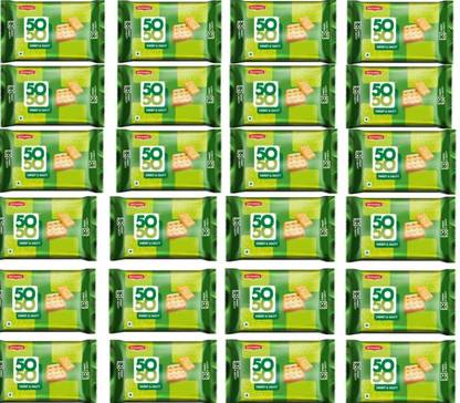 BRITANNIA 50 -50 salted biscuits combo pack (960 gm) Plain Biscuit