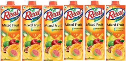 Real Mixed fruit juice 1 ltr × 6