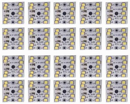 Republic (Pack of 20) 9w MCPCB Led Raw Material For Led Bulb Light Electronic Components Electronic Hobby Kit