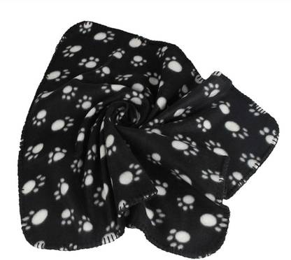 Power Up Pet Dog's Warm Fleece Paw Print Pattern Soft Bed Mat Blanket Cat, Dog Blanket