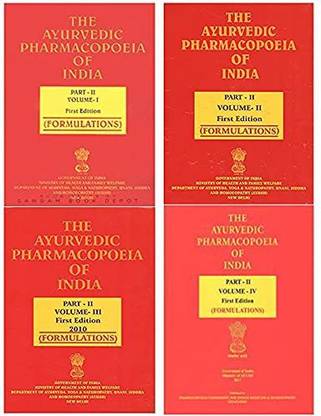 The Ayurvedic Pharmacopoeia Of India Part - II [Formulations] - Volume - I, II, III And IV (Set Of 4 Books)