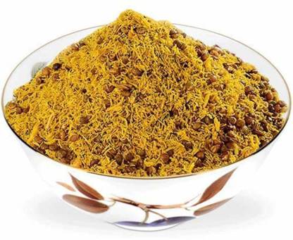 FreshoCartz Dal Moth Namkeen | Organic Dalmoth Namkin| Dal Sev | Healthy Indian Spicy Mixture Snacks | Crispy & Fresh Dal Biji Sev
