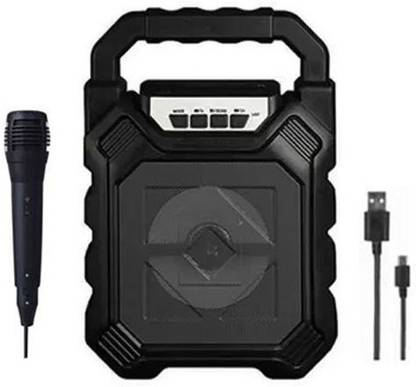 AFFENDS Latest Collection and portable spaeker Bluetooth wireless | Speaker with mic | Speaker for Pc | Party Speaker | Dj Light Speaker High Performance YD-668 /FJ 668 Wireless Bluetooth Speaker + karaoke Mic with Flashing Color Changing LED light, HD Audio, USB, Micro SD Card, Portable Ultra loud sound with deep bass bluetooth Speakers Loud Volume Supports Mic Input, For Home Outdoor Square Dance compatible with All Smartphones perfect for home audio player and outdoor activities speaker, picnic, tour, use for kite party 10 W Bluetooth PA Speaker