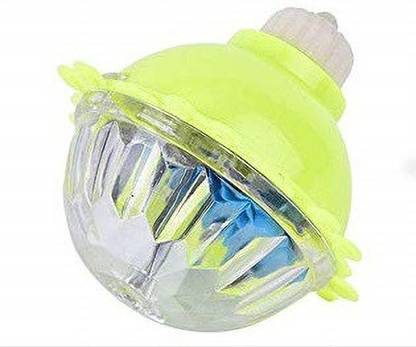 HK Toys Friction LED Lattoo, Spinning Top with LED Lights, Flashing LED Glow Super Lighting Peg Top Gyro Toys Friction Tops (Pack of 1, Multicolour)
