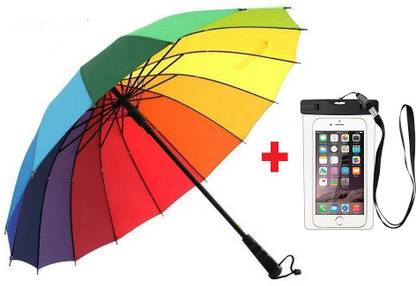 D9india™ Windproof Rainbow Umbrella ( Small Size ) Umbrella