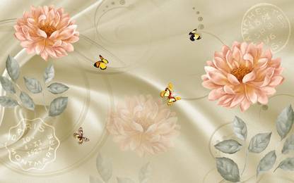 ASA PRINT SOLUTION Floral & Botanical Multicolor Wallpaper