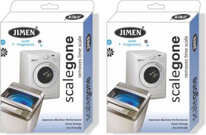 JIMEN SCALEGONE Washing machine service powder cleaning Suitable For All Branded Washing Machine Front Load & Top Load diswasher safe.(pack of 2) pkt 200 gram. Detergent Powder