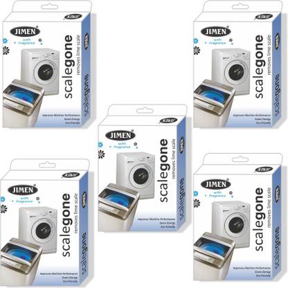 JIMEN SCALEGONE Washing machine drum cleaner powder Suitable For All Branded Washing Machine Front Load & Top Load pack of 5 (500 gm). Detergent Powder (le)