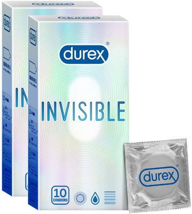 DUREX INVISIBLE CONDOM 10S EACH PACK OF 2 Condom