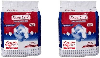 Extra Care Standard - XXXL (50 Pieces) - ( Pack of 2 ) - XXXL