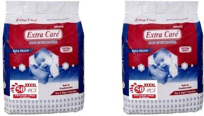Extra Care Standard - 4XL (50 Pieces) - ( Pack of 2 ) This is 4XL (XXXXL) size - XXXL