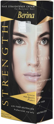 Berina strength hair straightener cream with fixer neutralizer Clearance