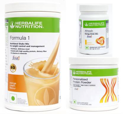 HERBALIFE Formula 1 Nutritionl shake mix Orange and protein powder 200 and afresh Lemon Protein Shake