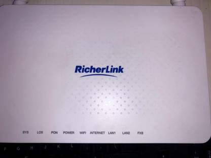 Richerlink RL821GWV Wireless Router 2.4 GHz 300 Mbps Wifi Speed Single Band External Antenna Ethernet (Cable Broadband)