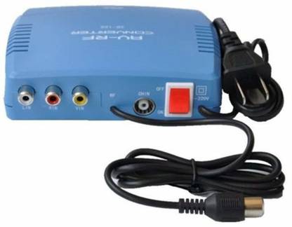H-its Kabel AV to RF Converter Adapter Connect Set Top Box DVD to Old TV Media Streaming Device