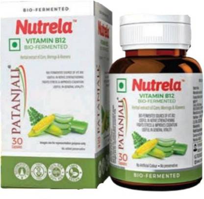 PATANJALI Nutrela Vit B 12 CAPSULES 350MG - PACK OF 1