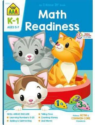 School Zone Math Readiness Grades K-1 Workbook