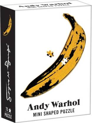 Andy Warhol Mini Shaped Puzzle Banana