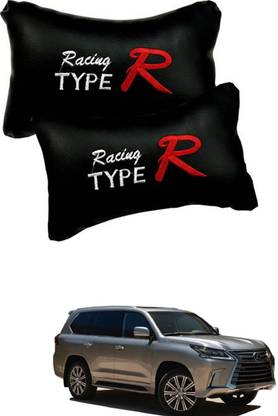 RONISH Black Leatherite Car Pillow Cushion for Lexus