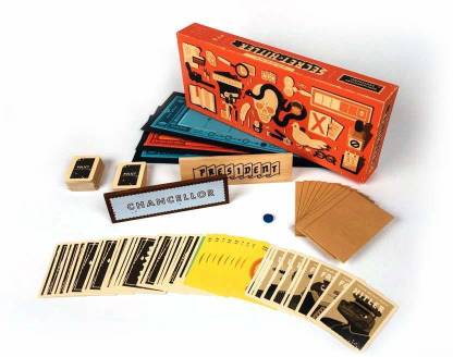 SMB ENTERPRISES Funny Card Game Secret Hitler Red Box Party Game for Adults, Friends , Family Party & Fun Board Game