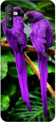 UMPRINT Back Cover for Realme Narzo 20A/RMX3742 Bird Nature Printed Back Cover