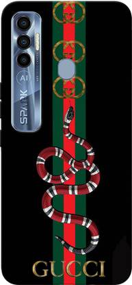 METOO Back Cover for Tecno KF8, GUCCI SNAKE Design back cover Print : 537