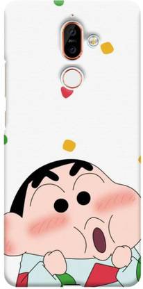 NDCOM Back Cover for NOKIA 7 PLUS Cartoon Cute Trendy Printed